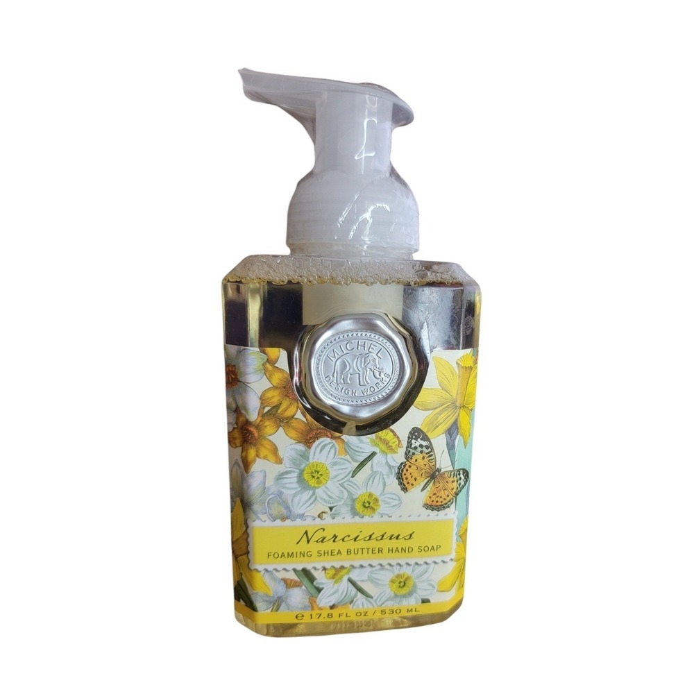 Michel Design Works Flowering Narcissus Foaming Hand Soap Shea Butter‎ Aloe Vera